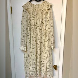 Madewell White Polka Dot Dress